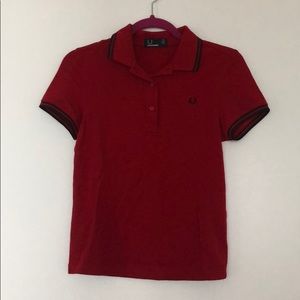 Red Fred Perry Polo